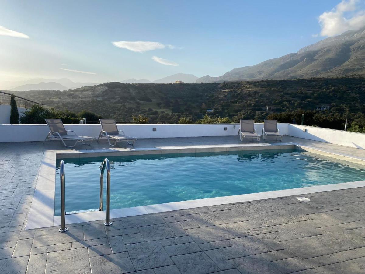 Villa George Sea View With Pool - Triopetra Exterior foto
